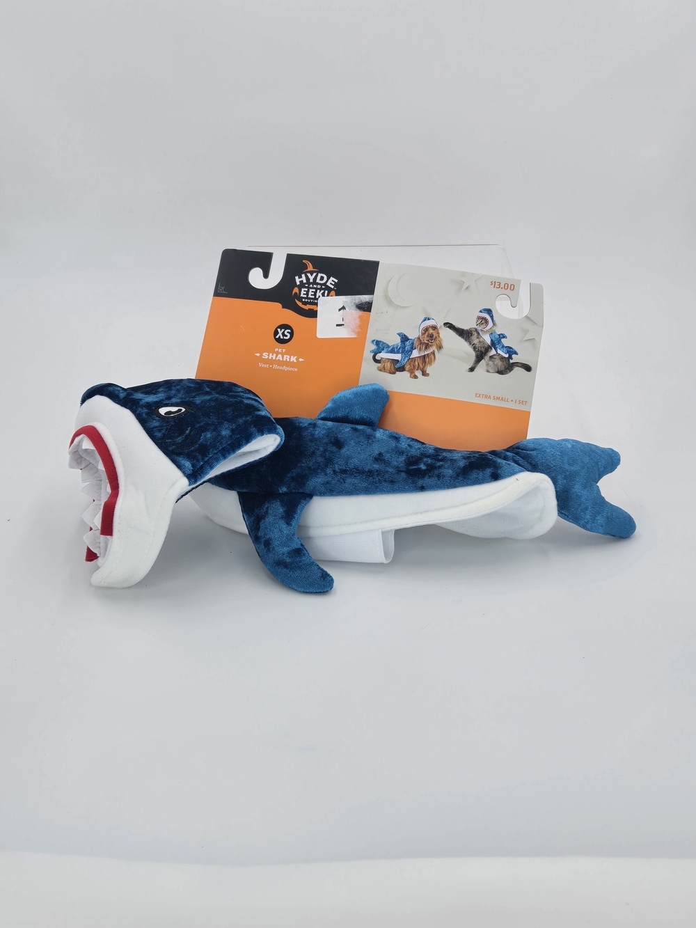 Hyde & Eek! Blue Shark Dog Costume - XS